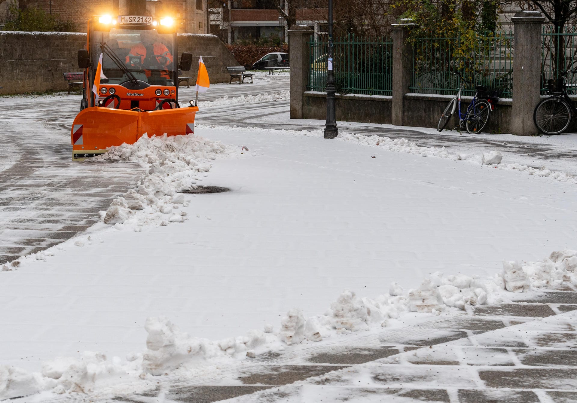 Wintereinbruch In Bayern Bilder Vom Ersten Schnee In M Nchen