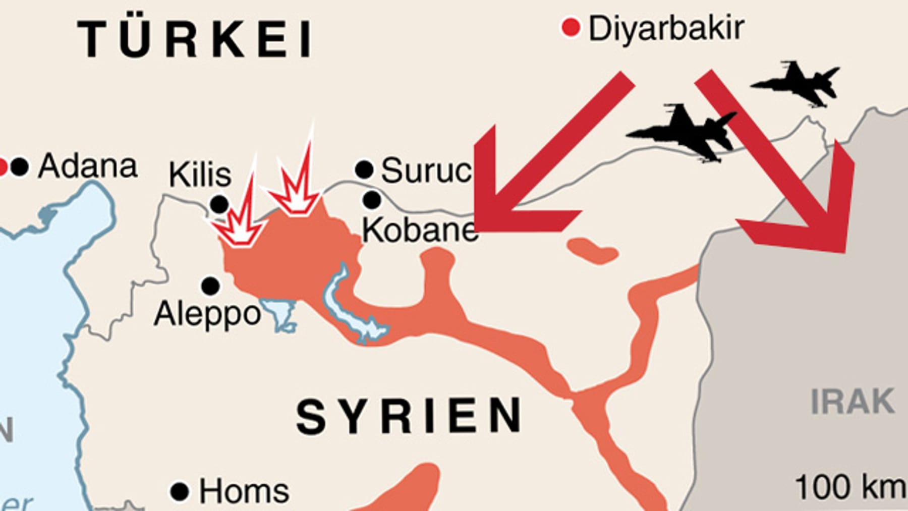 Gegen Is Und Pkk T Rkei Startet Zwei Fronten Krieg