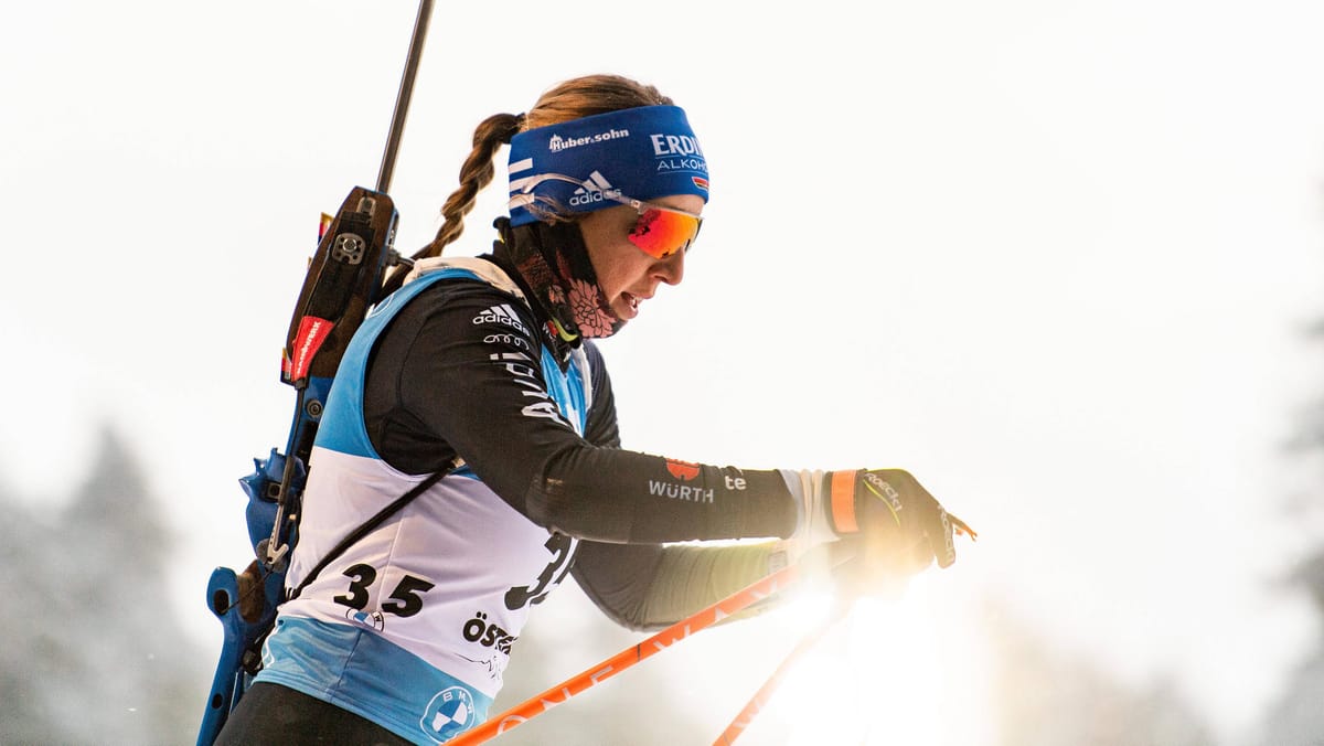 Biathlon in Östersund Preuß verpasst auch in der Verfolgung knapp das