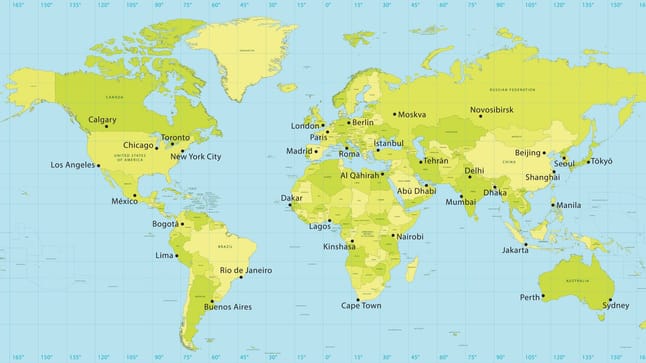 Längengrade und Breitengrade So wird unsere Welt eingeteilt