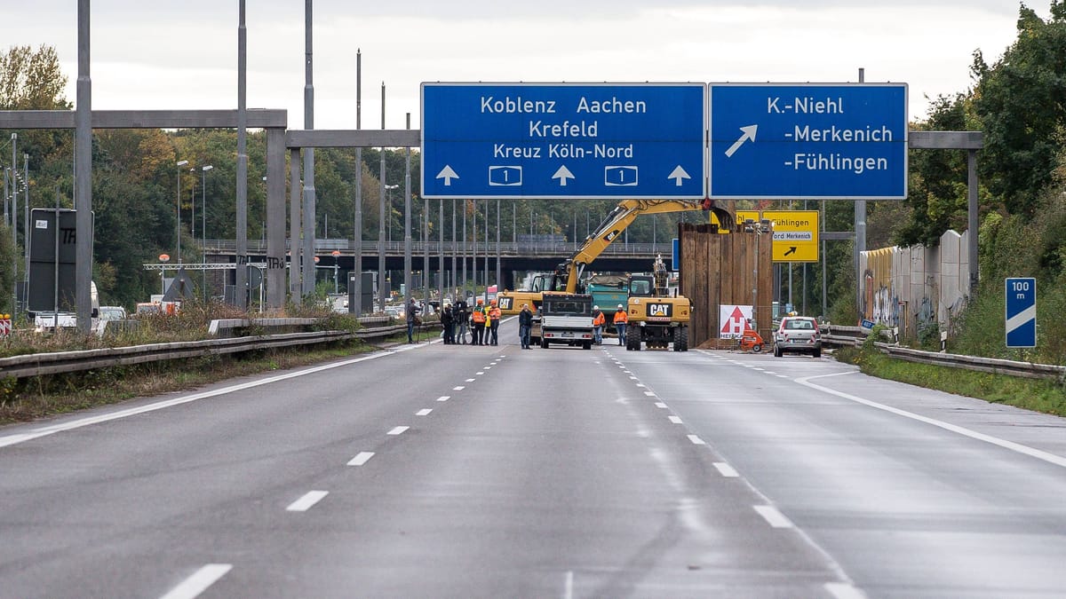 Autobahnkreuz K Ln Nord Am Wochenende Wegen Bauarbeiten Gesperrt