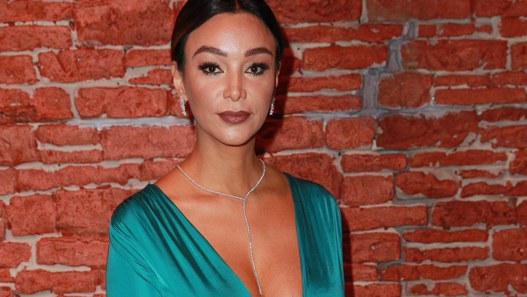 Verona Pooth für Philipp Plein auf der Fashion Week Tiefer Ausschnitt