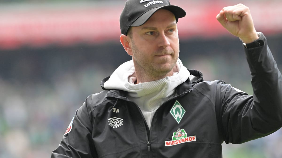 Bundesliga Werder Bremens Trainer Ole Werner verlängert Vertrag