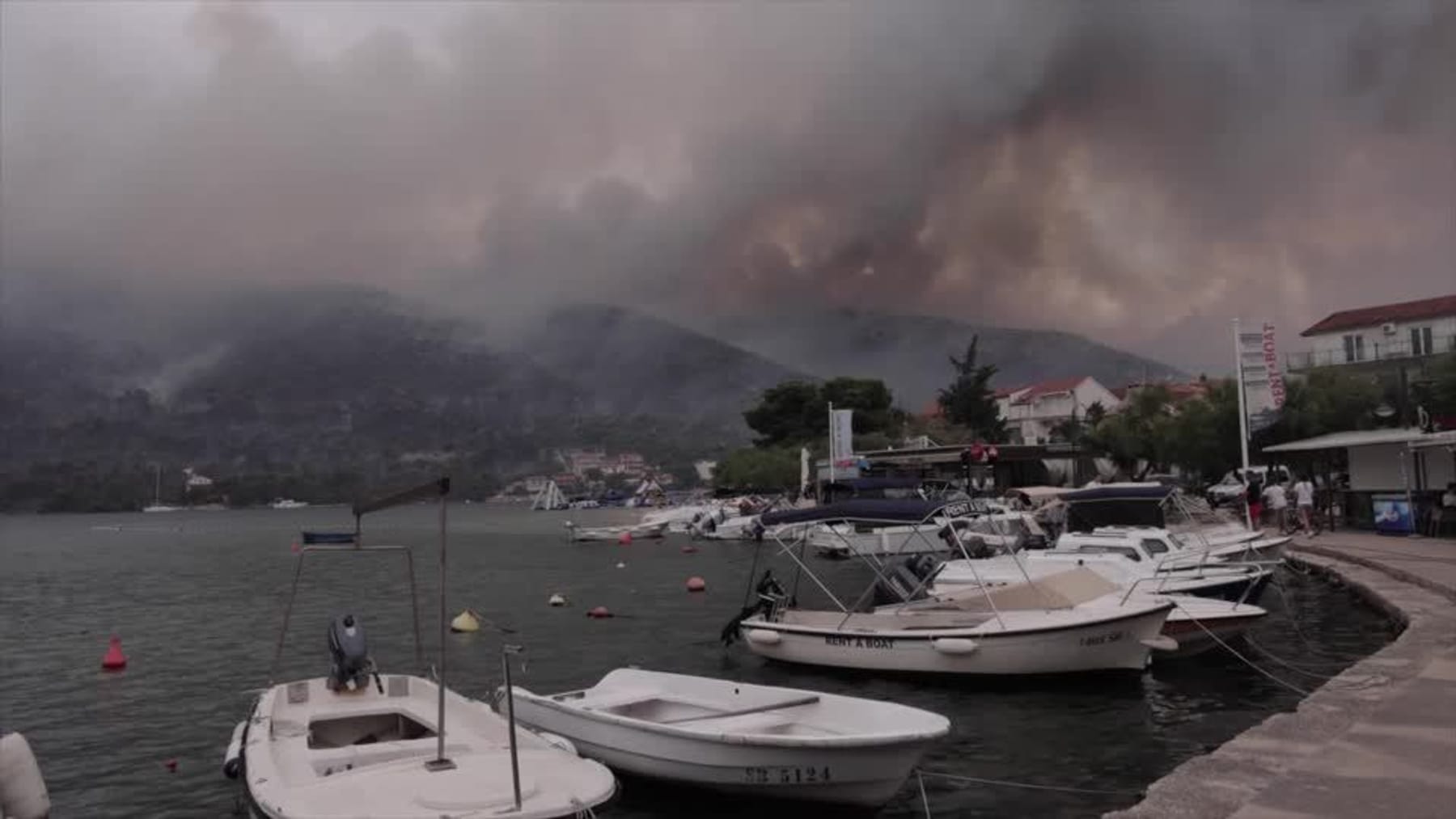 Kroatien Hitze und Waldbrände bedrohen Balkan