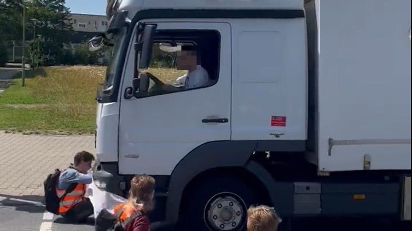 Letzte Generation Klimakleber Angefahren Solidarit T F R Lkw Fahrer