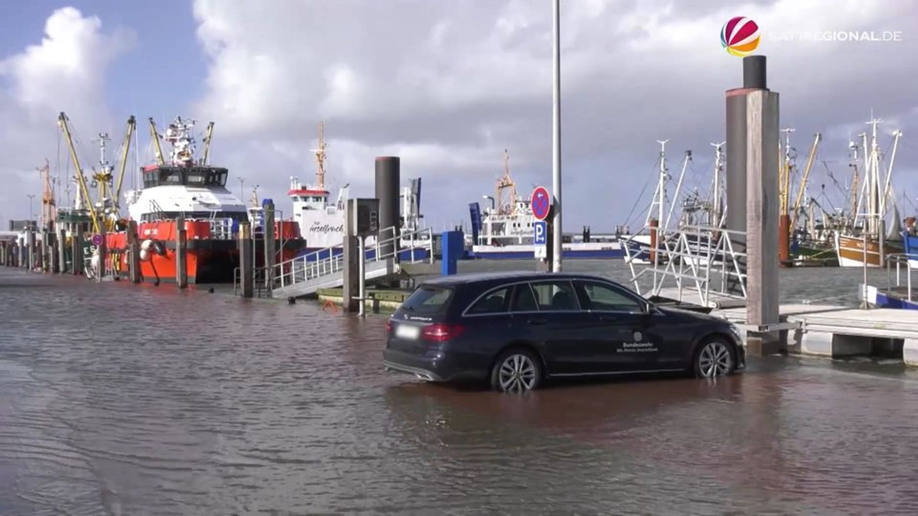 Nordsee Sturmflut sorgt für Verspätungen