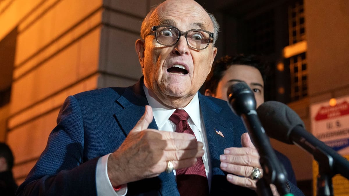 Rudy Giuliani Ex Anwalt Von Donald Trump Muss Millionenstrafe Zahlen