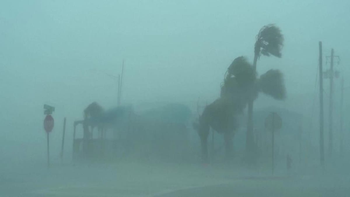 Usa Hurrikan Beryl W Tet In Texas Mehrere Tote