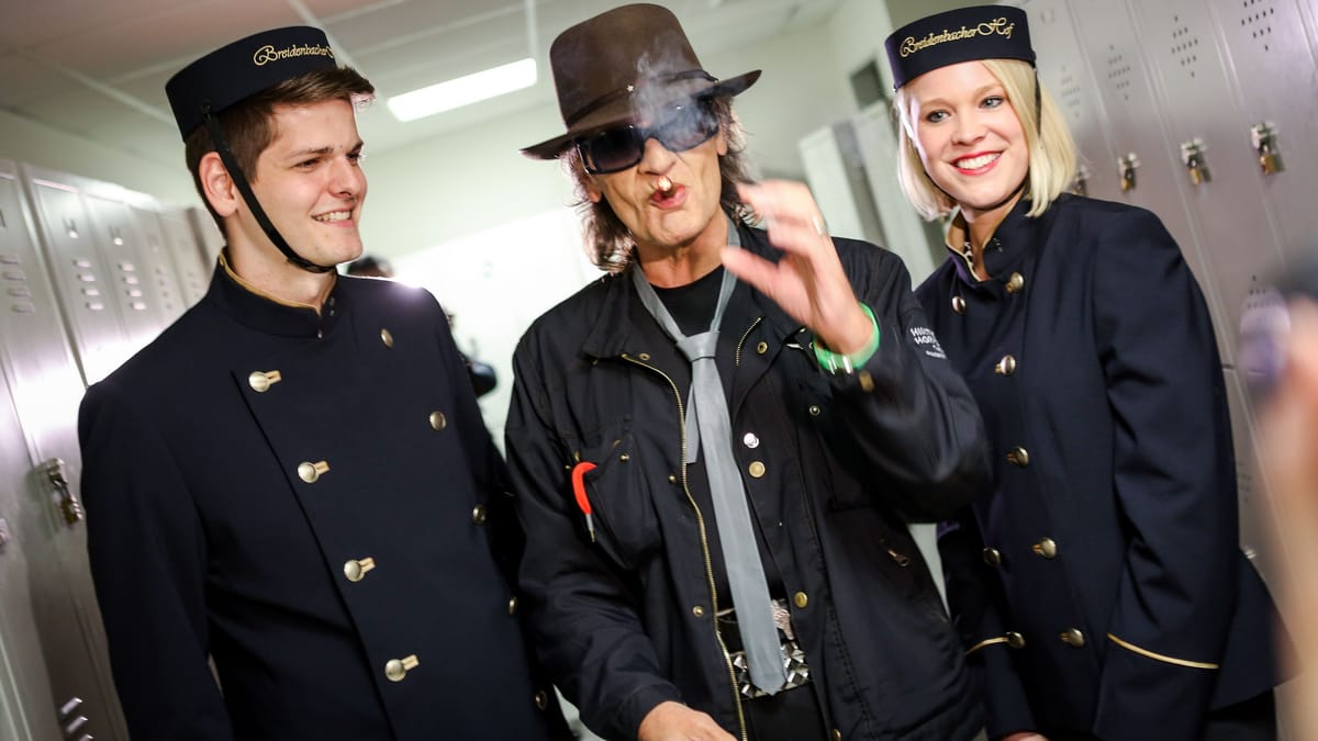 Udo Lindenberg In diesem Hotel in Düsseldorf machte er seine Ausbildung