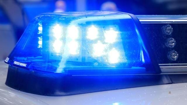 Eine Polizeisirene: Ein Schweizer hat sich selbst in Brand gesetzt.