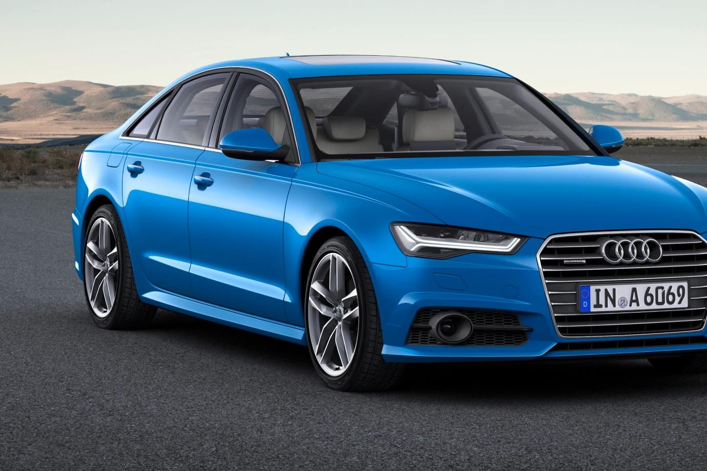 Audi poliert den A6 auf.