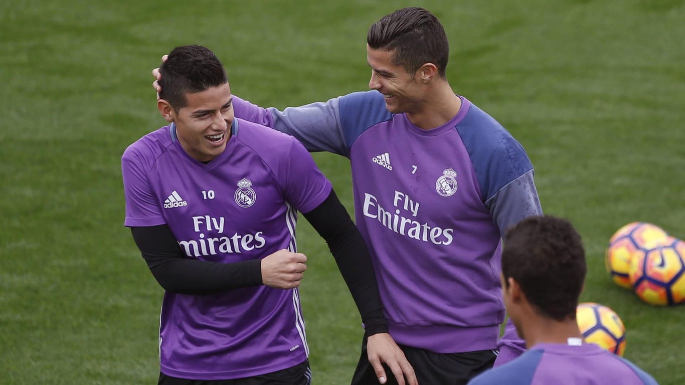 James Rodriguez und Cristiano Ronaldo verbindet eine Freundschaft.
