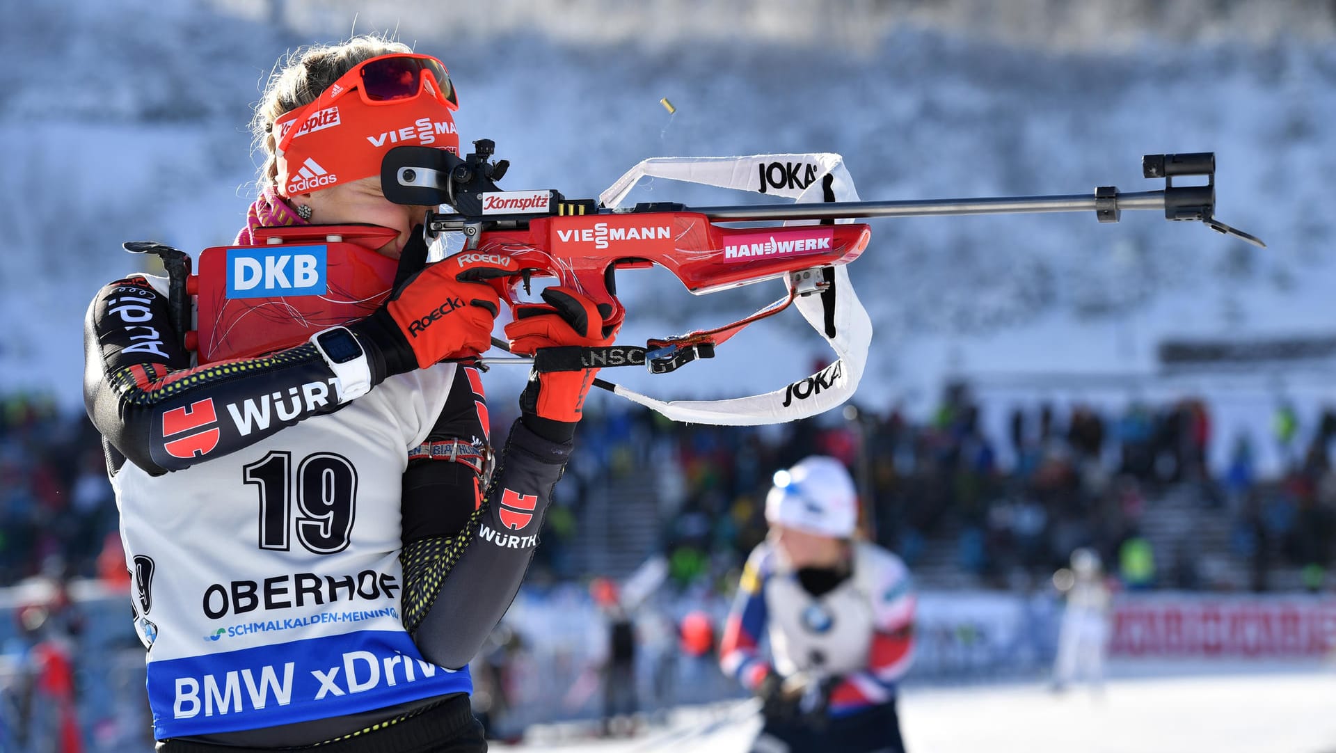 Beste DSV-Skijägerin in Oberhof: Maren Hammerschmidt.