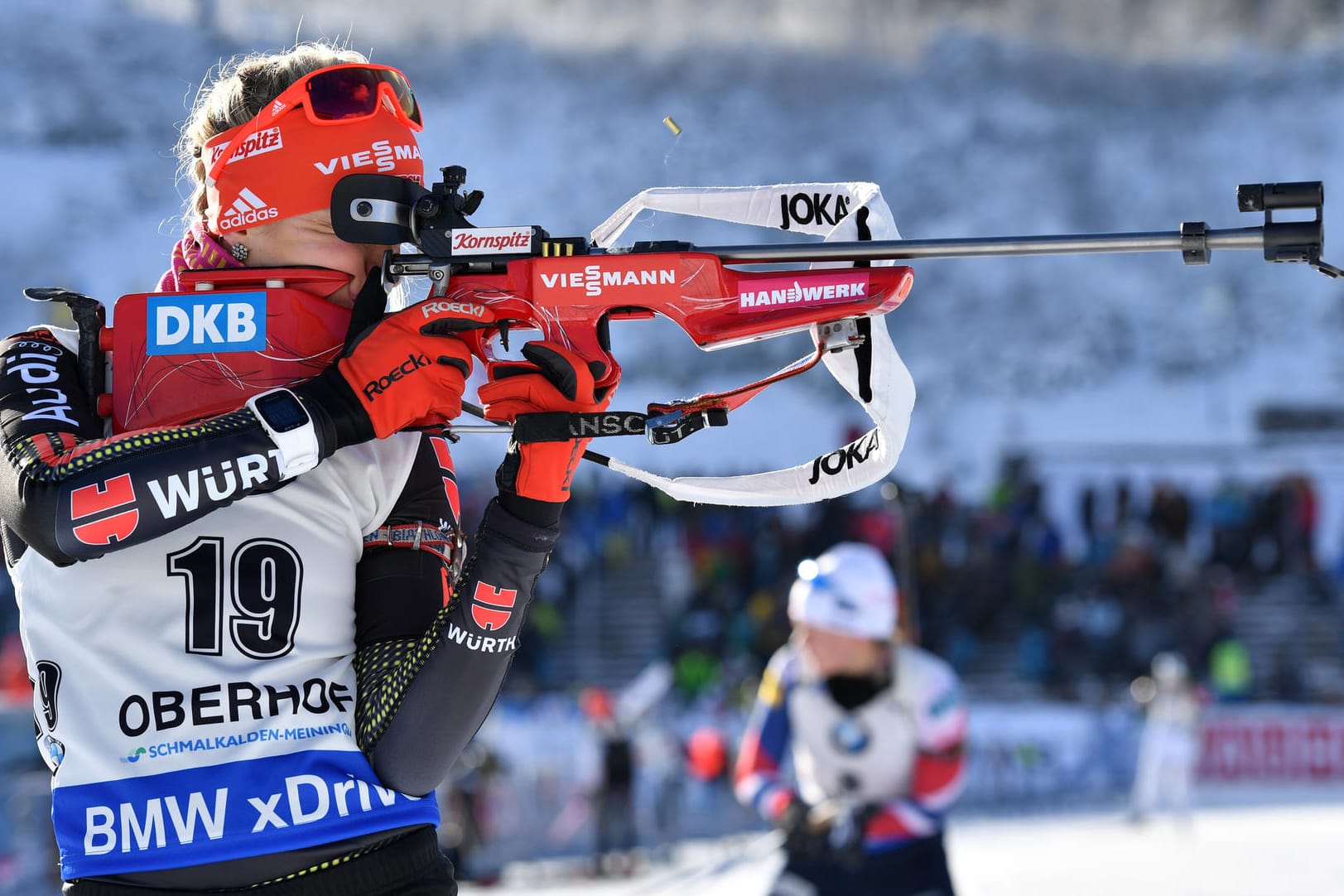 Beste DSV-Skijägerin in Oberhof: Maren Hammerschmidt.