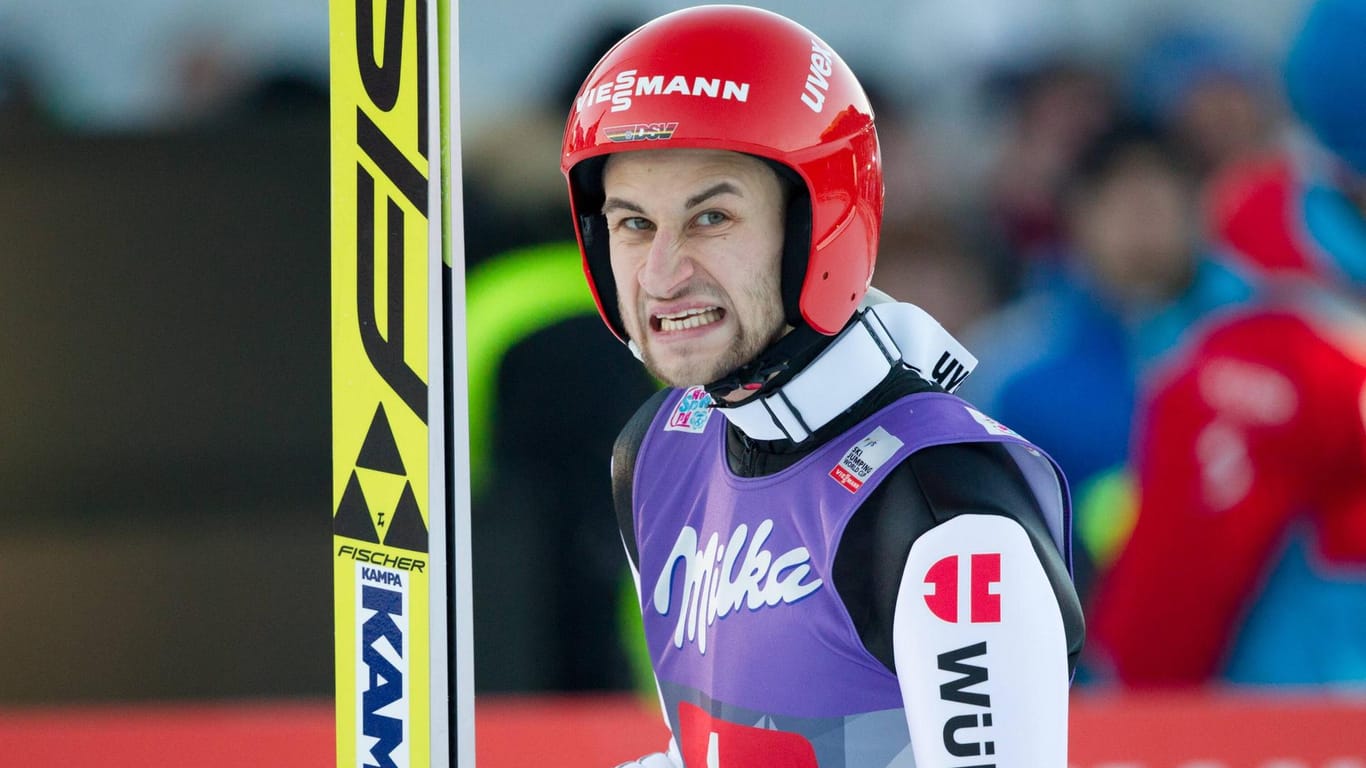 Zufriedenheit sieht anders aus: Markus Eisenbichler war als Siebter bester Deutscher bei der Vierschanzentournee.