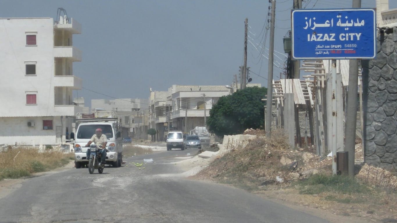 Die Kleinstadt Asas im Norden Syriens ist in der Hand von Regimegegnern - aber weiter umkämpft.