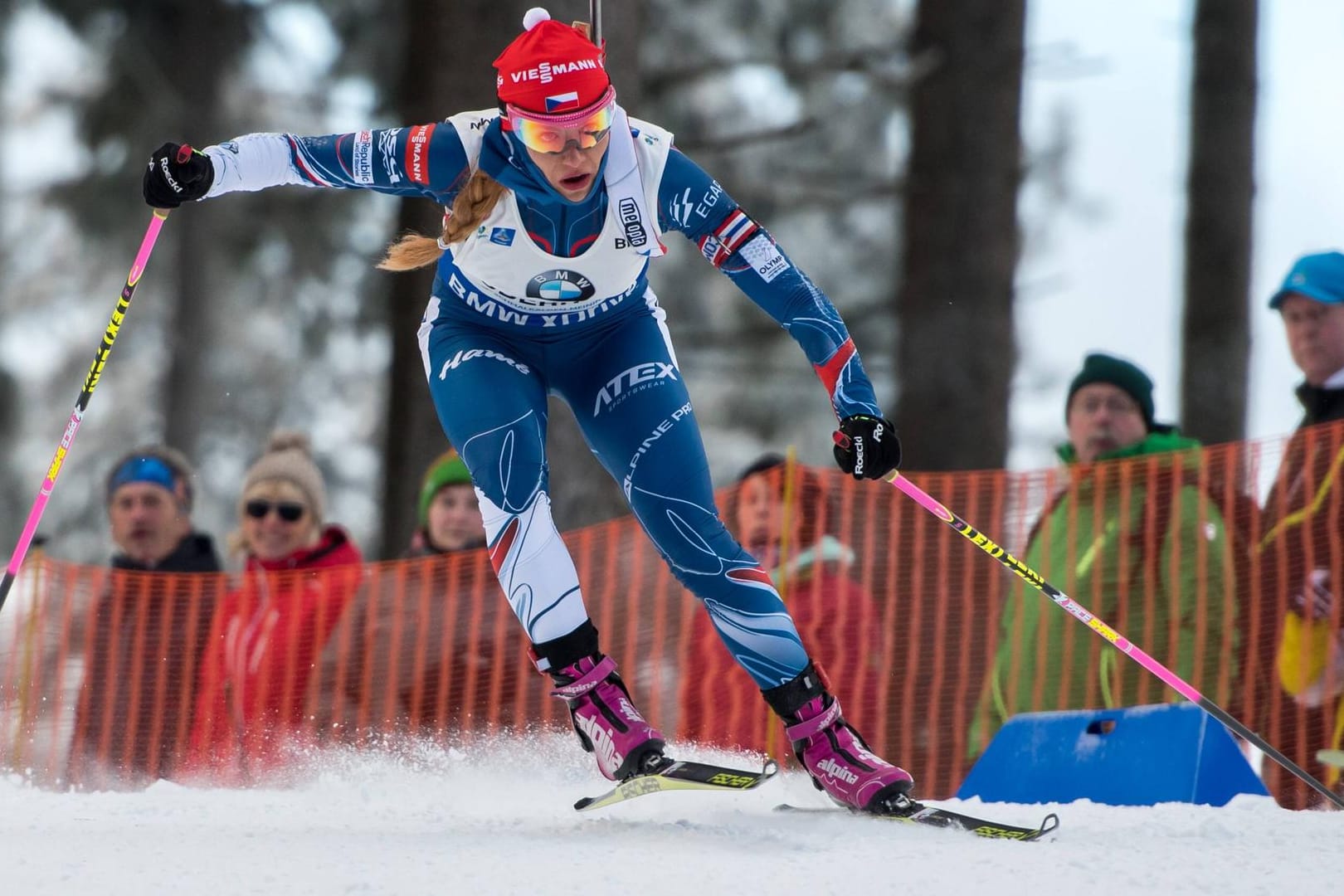 Gabriela Koukalova ist die neue Führende im Biathlon-Weltcup der Damen.