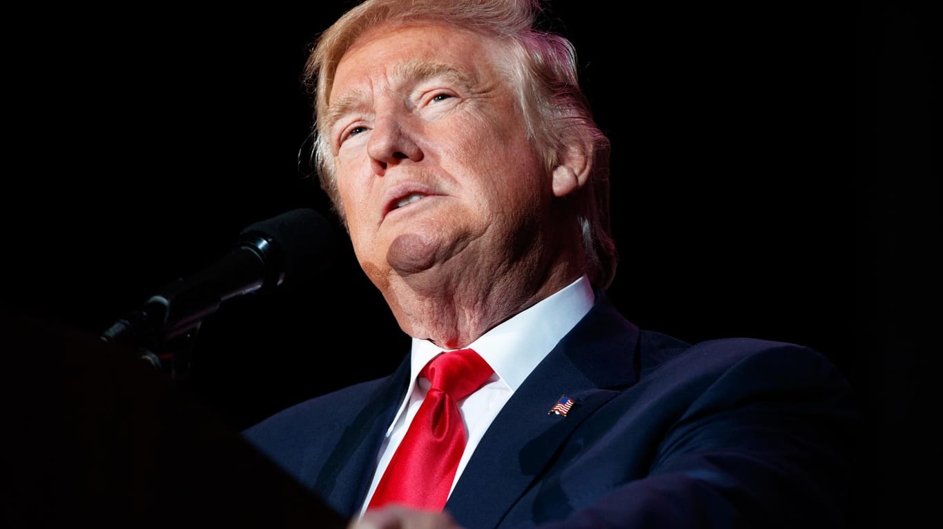 Der künftige US-Präsident Donald Trump während einer Rede in Orlando.