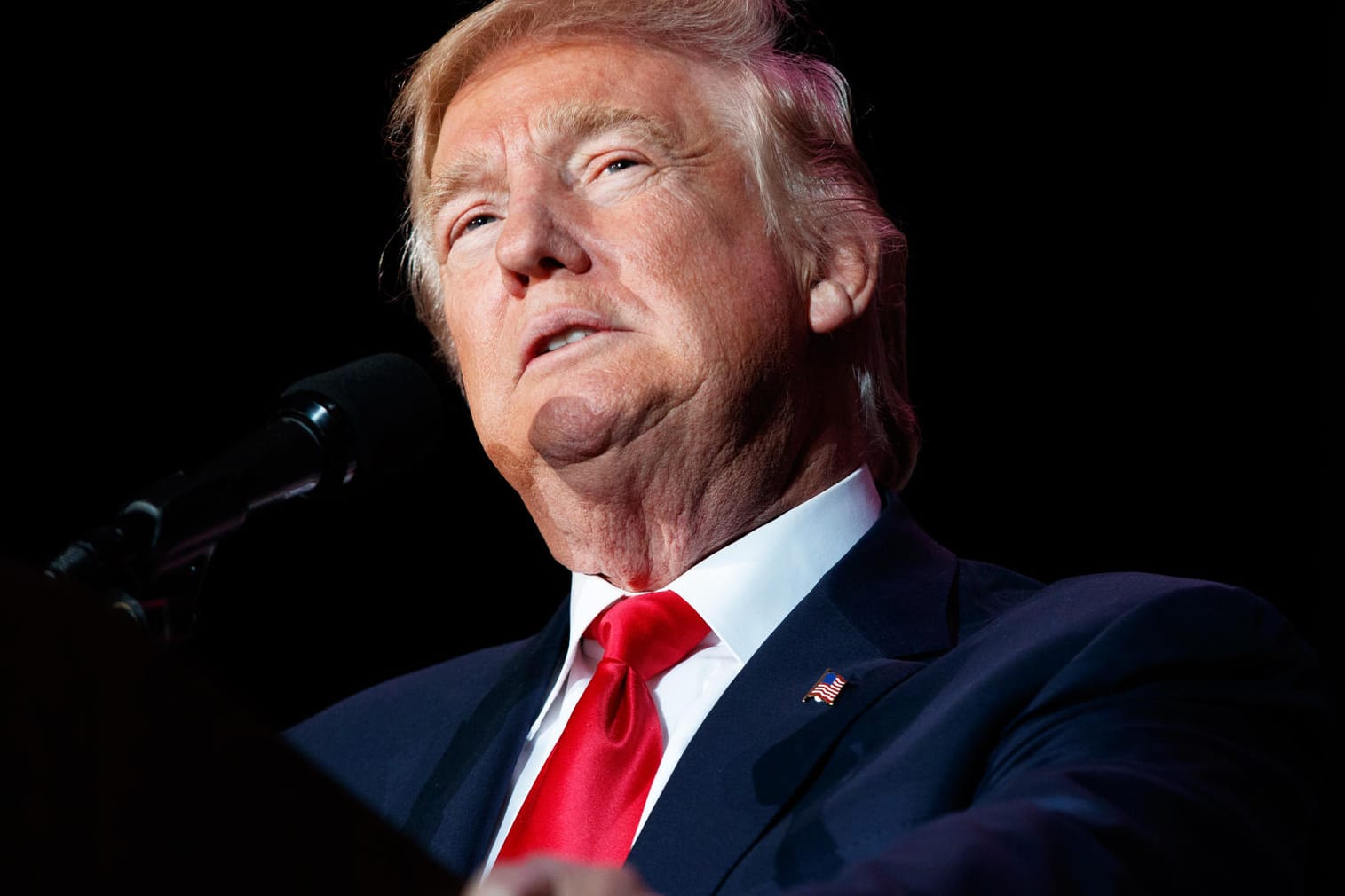 Der künftige US-Präsident Donald Trump während einer Rede in Orlando.