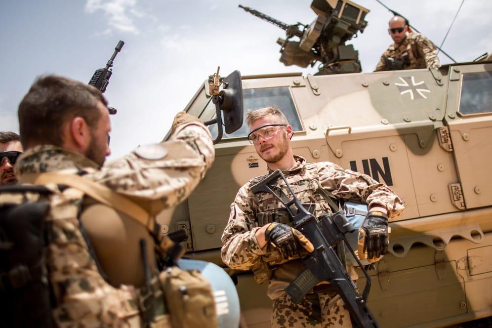Bundeswehr-Soldaten beim Einsatz in Mali.