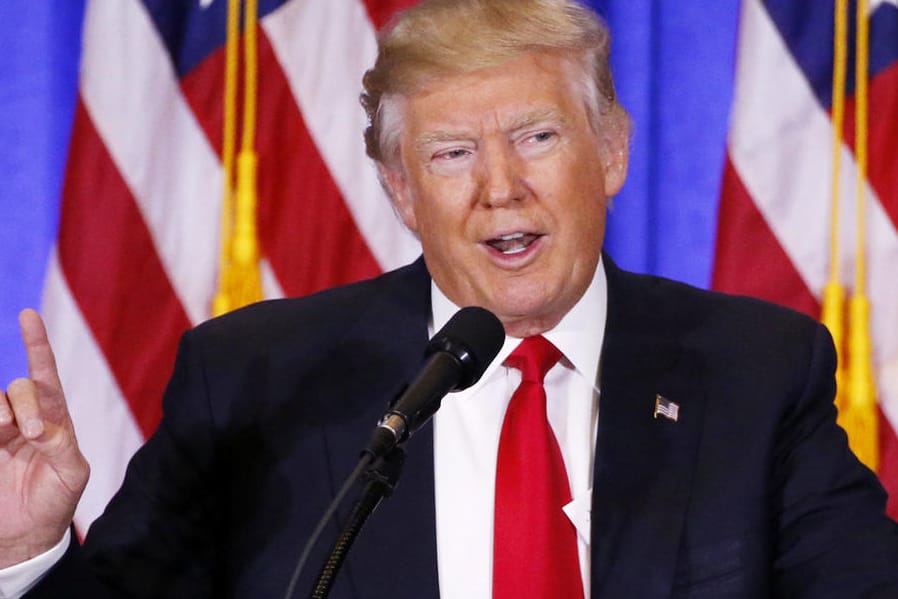 Der designierte US-Präsident Donald Trump hat die erste Pressekonferenz seit seiner Wahl gegeben.