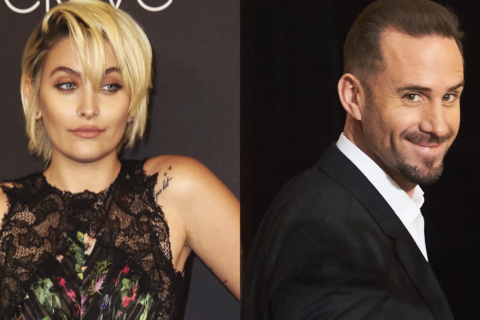 Paris Jackson (l.) ist sauer, weil Joseph Fiennes in einer Satire ihren Vater Michael spielt.