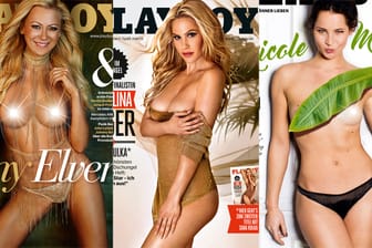 Die Dschungel-Kandidatinnen Jenny Elvers, Angelina Heger und Nicole Mieth (v.l.) zierten bereits das "Playboy"-Cover.