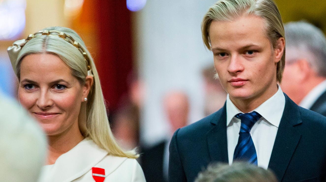 Mette-Marit und ihr Sohn Marius Borg Hoiby.