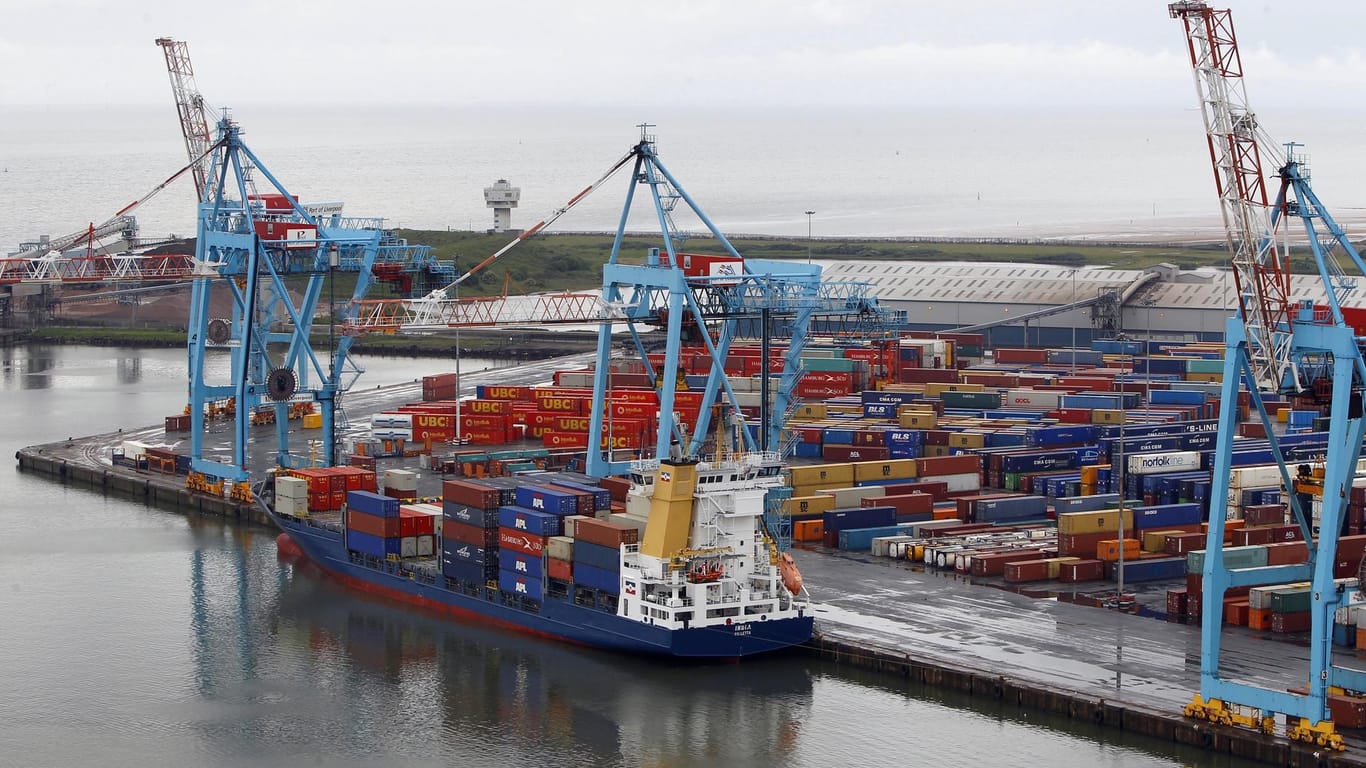 Der Hafen in Liverpool. Britische Exporte könnten sich dramatisch verteuern.