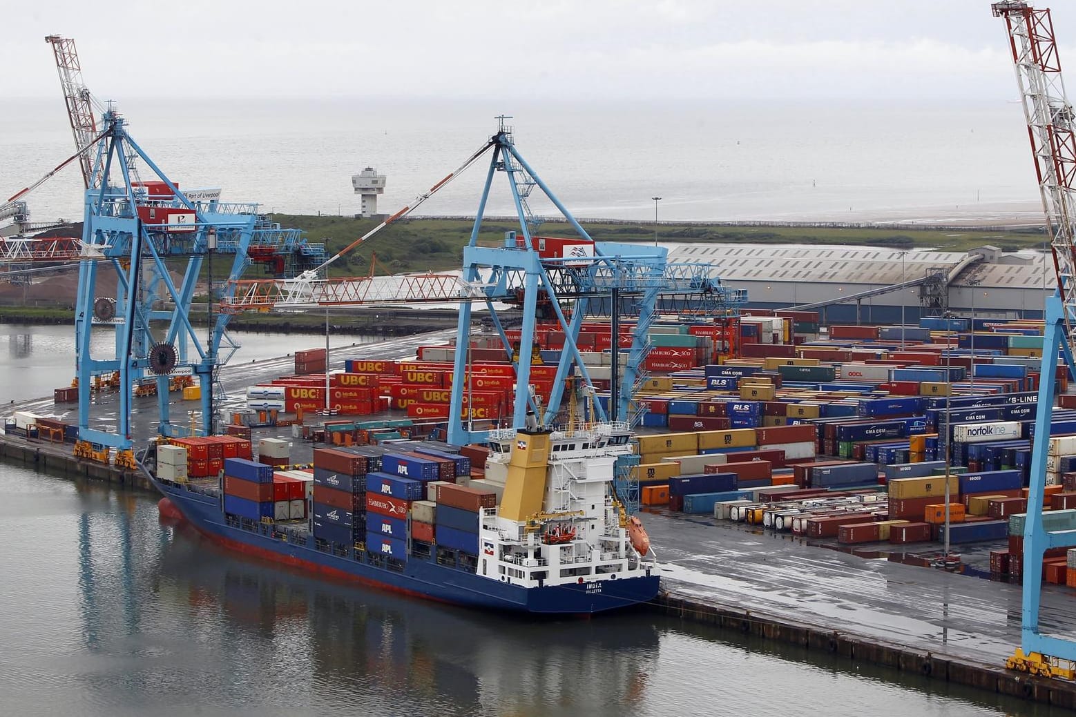 Der Hafen in Liverpool. Britische Exporte könnten sich dramatisch verteuern.