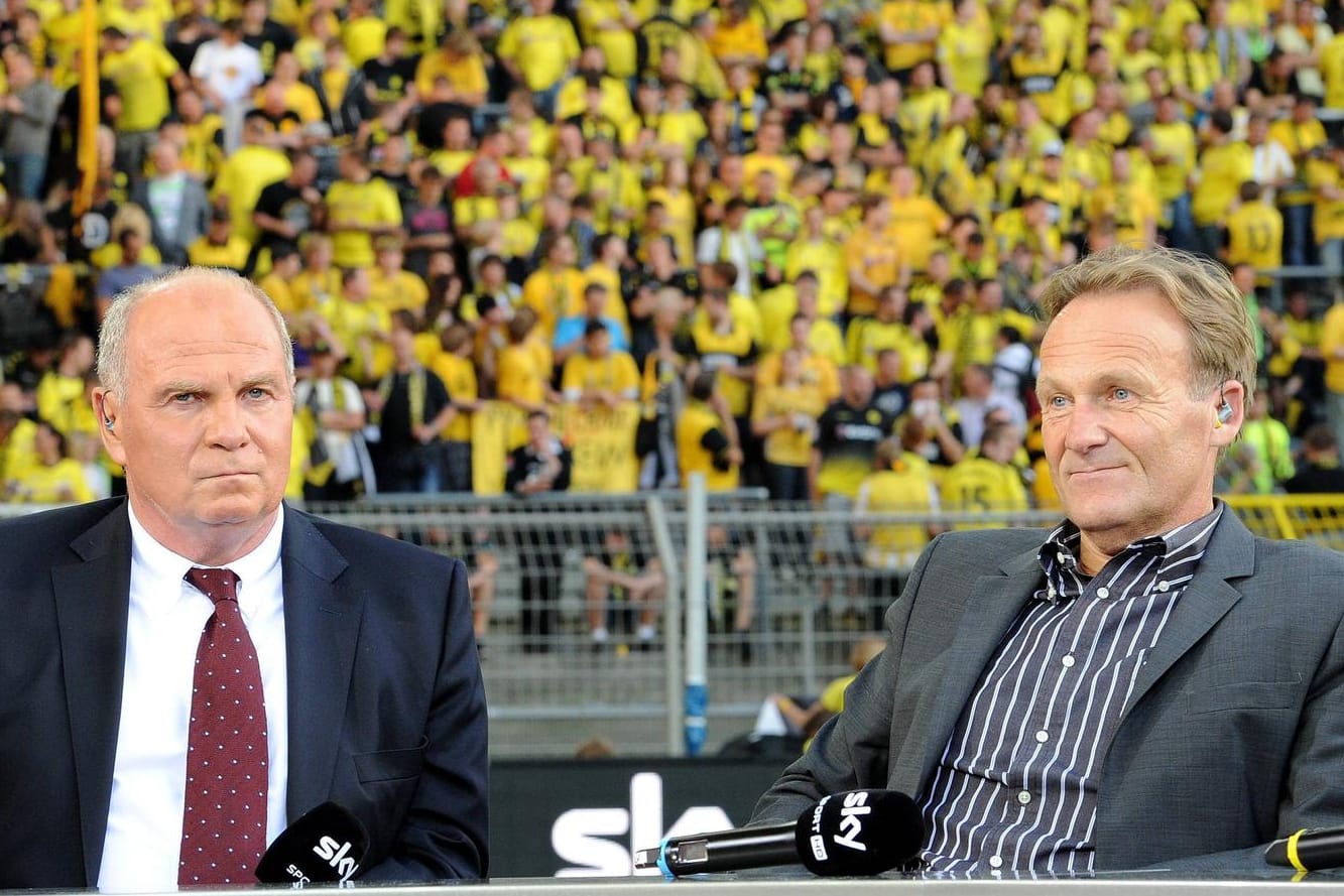 Uli Hoeneß (li.) und Hans-Joachim Watzke sind nicht immer einer Meinung.
