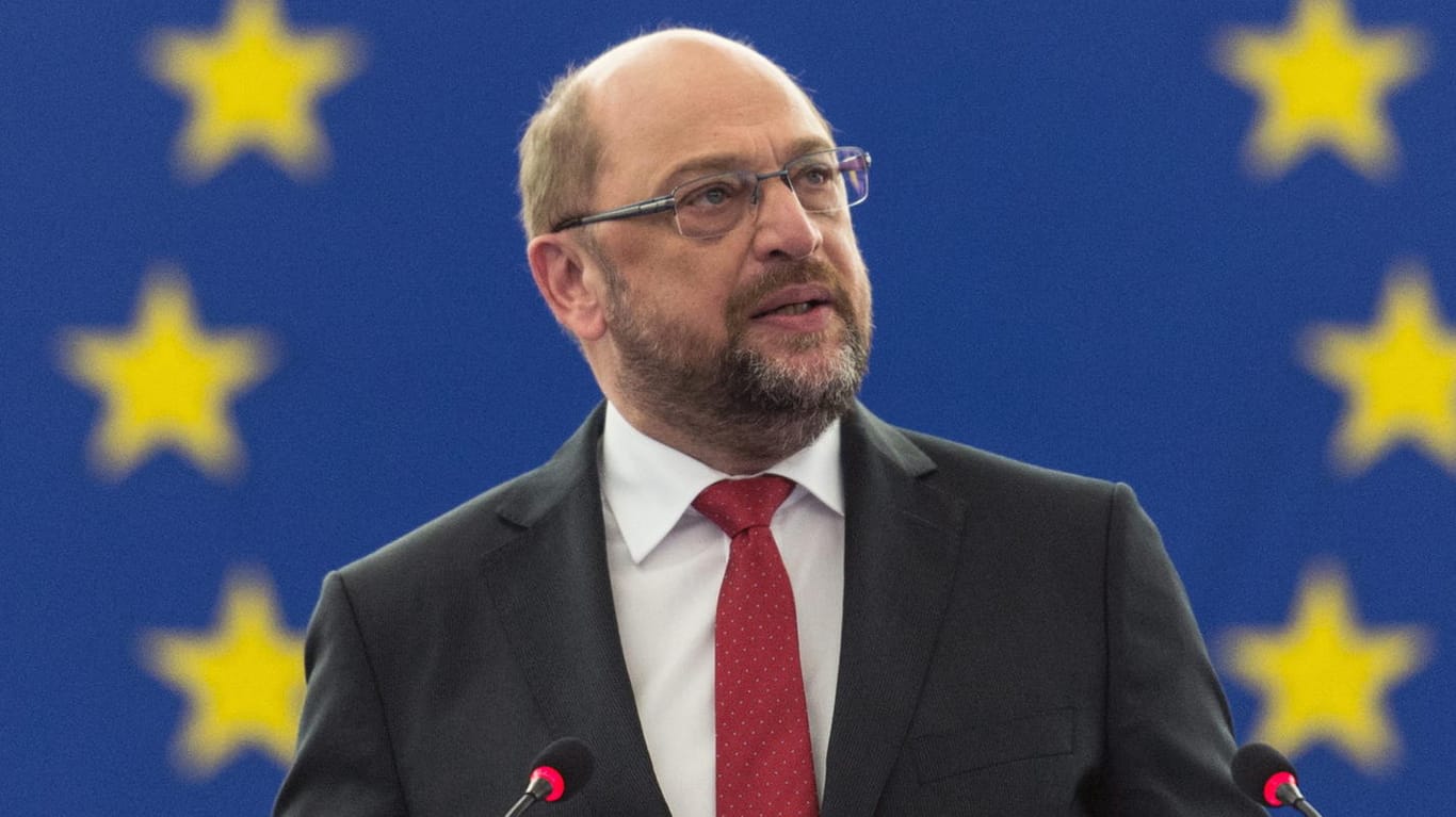 Martin Schulz im Europaparlament.
