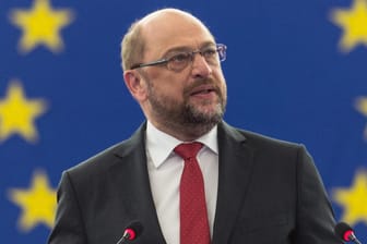 Martin Schulz im Europaparlament.