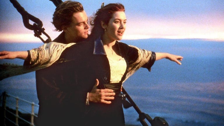 Zum Dahinschmelzen: Leonardo DiCaprio und Kate Winslet im Liebesdrama "Titanic".