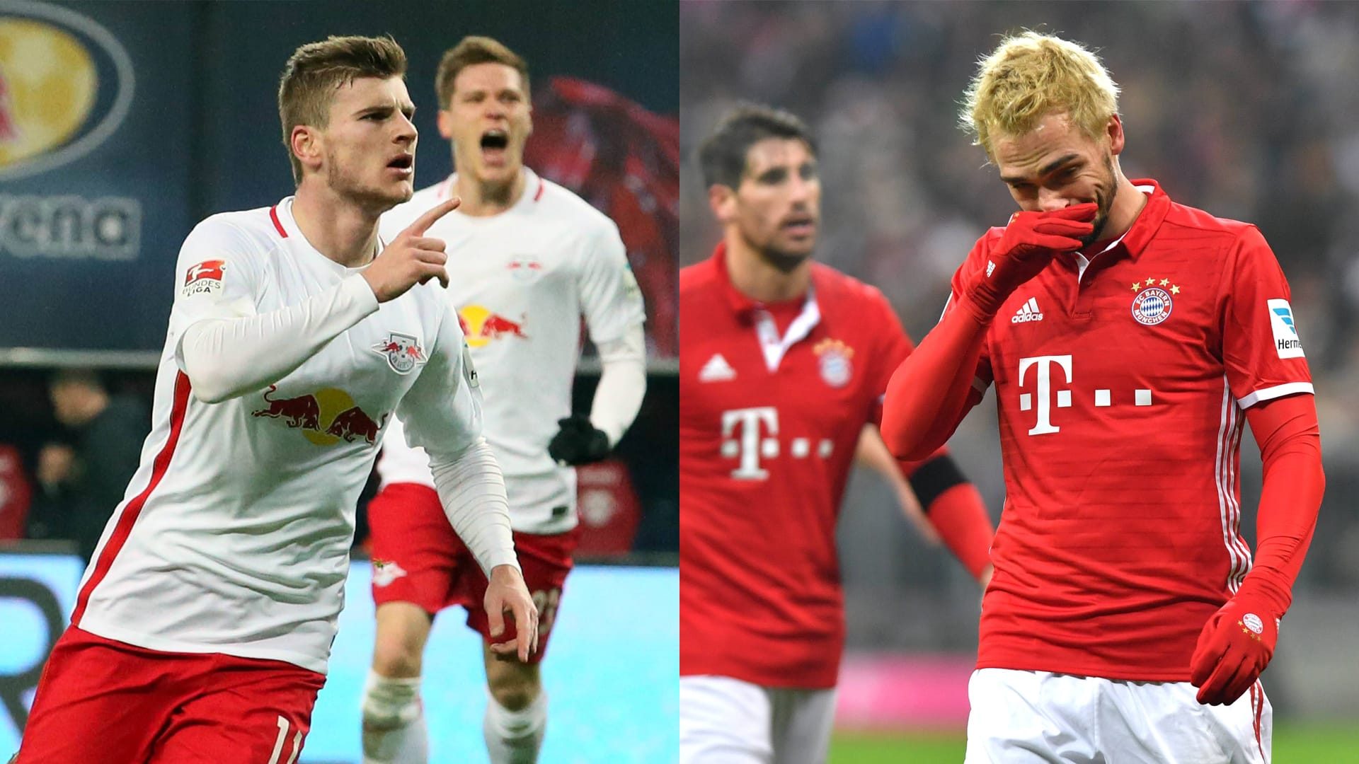 Timo Werner mischte mit Leipzig die Bundesliga auf, während die Bayern häufiger ins Straucheln gerieten. Timo Werner mischte mit Leipzig die Bundesliga auf, während die Bayern häufiger ins Straucheln gerieten.