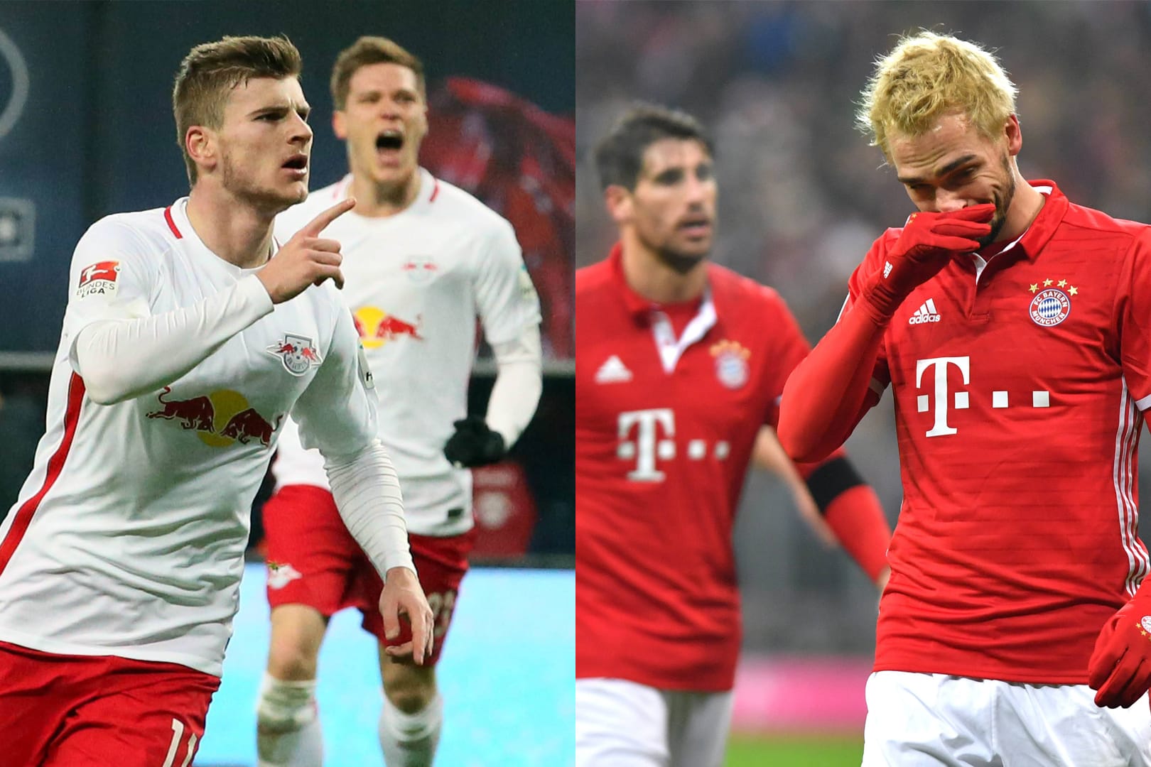 Timo Werner mischte mit Leipzig die Bundesliga auf, während die Bayern häufiger ins Straucheln gerieten.