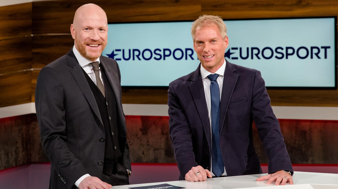 Neues Duo: Matthias Sammer und Jan Henkel (rechts) präsentieren ab Sommer die Bundesliga bei Eurosport.
