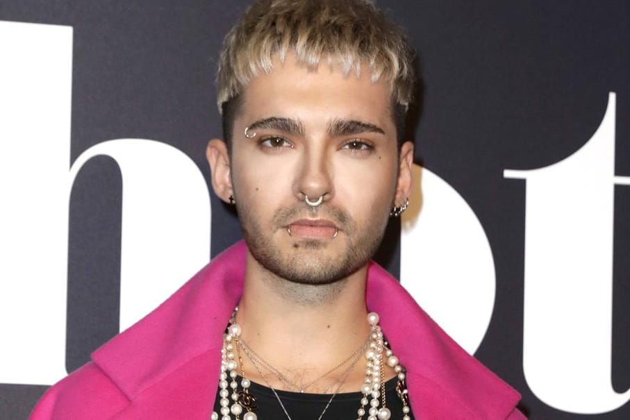 Bill Kaulitz auf der Fashion Week in Berlin.