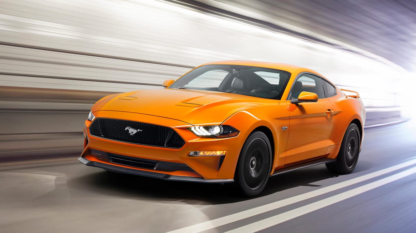 2018 Ford Mustang V8 GT mit Performance Package.