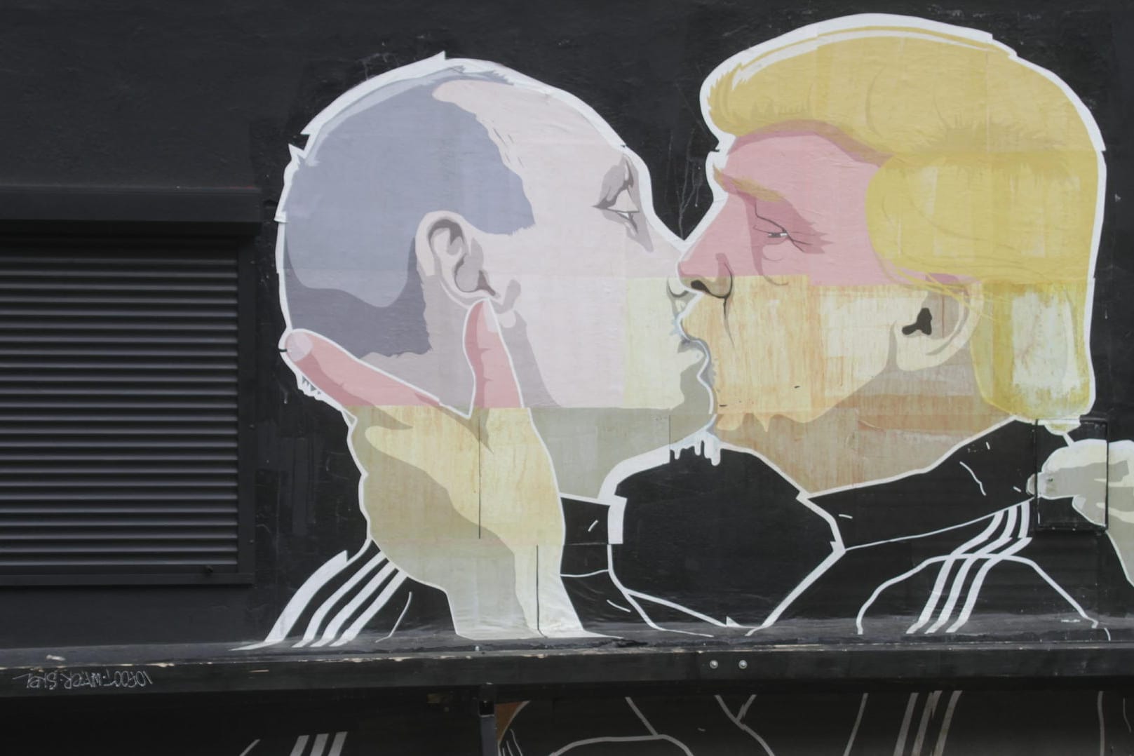 Graffiti in in Vilnius, Litauen.
