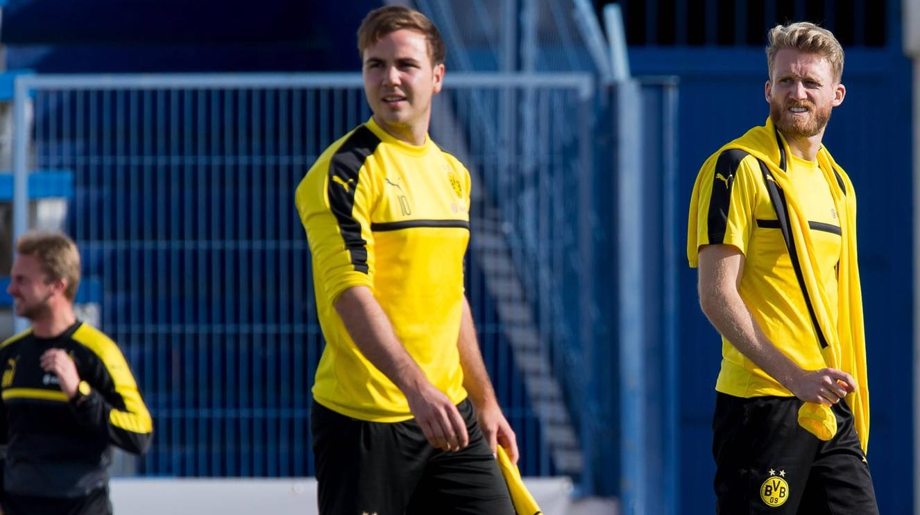 WM-Helden mit Sand im Getriebe: Mario Götze (li.) und André Schürrle. WM-Helden mit Sand im Getriebe: Mario Götze (li.) und André Schürrle.