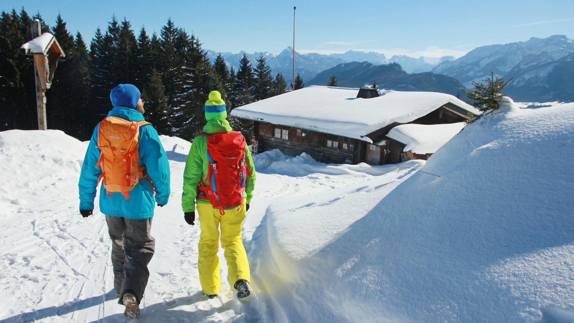 Pfronten: Hüttenwanderung zur Hündeleskopfhütte.