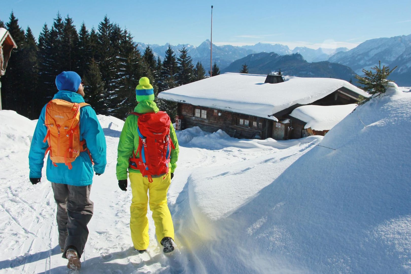 Pfronten: Hüttenwanderung zur Hündeleskopfhütte.