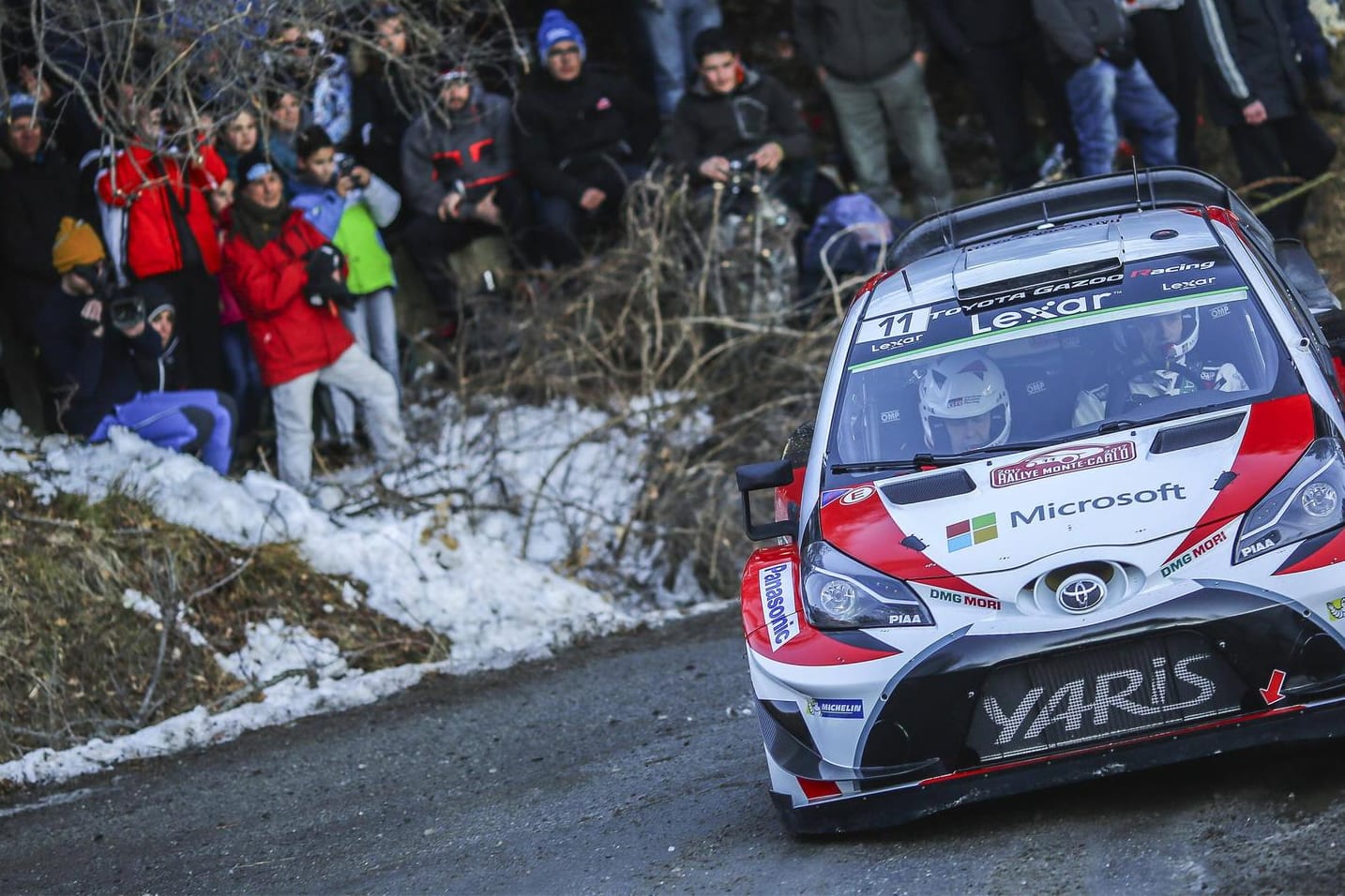 Gefährlich: Bei der Rallye Monte Carlo sind die Zuschauer hautnah dabei.