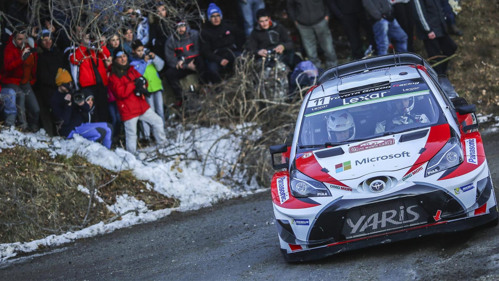 Gefährlich: Bei der Rallye Monte Carlo sind die Zuschauer hautnah dabei.