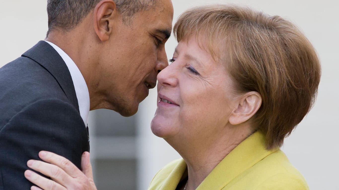 Gegenseitige Wertschätzung: Barack Obama und Angela Merkel.