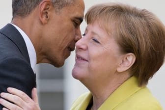 Gegenseitige Wertschätzung: Barack Obama und Angela Merkel.