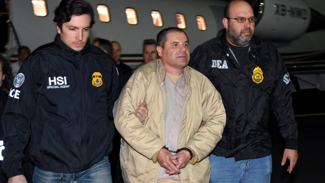 Der Drogenboss "El Chapo" wurde an die USA ausgeliefert.