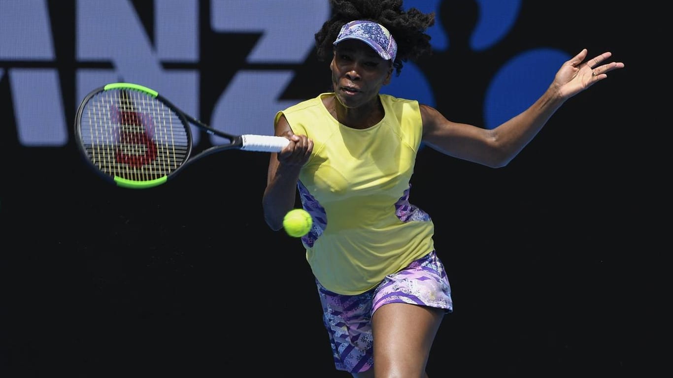 Venus Williams, hier im Match gegen Stefanie Vögele.