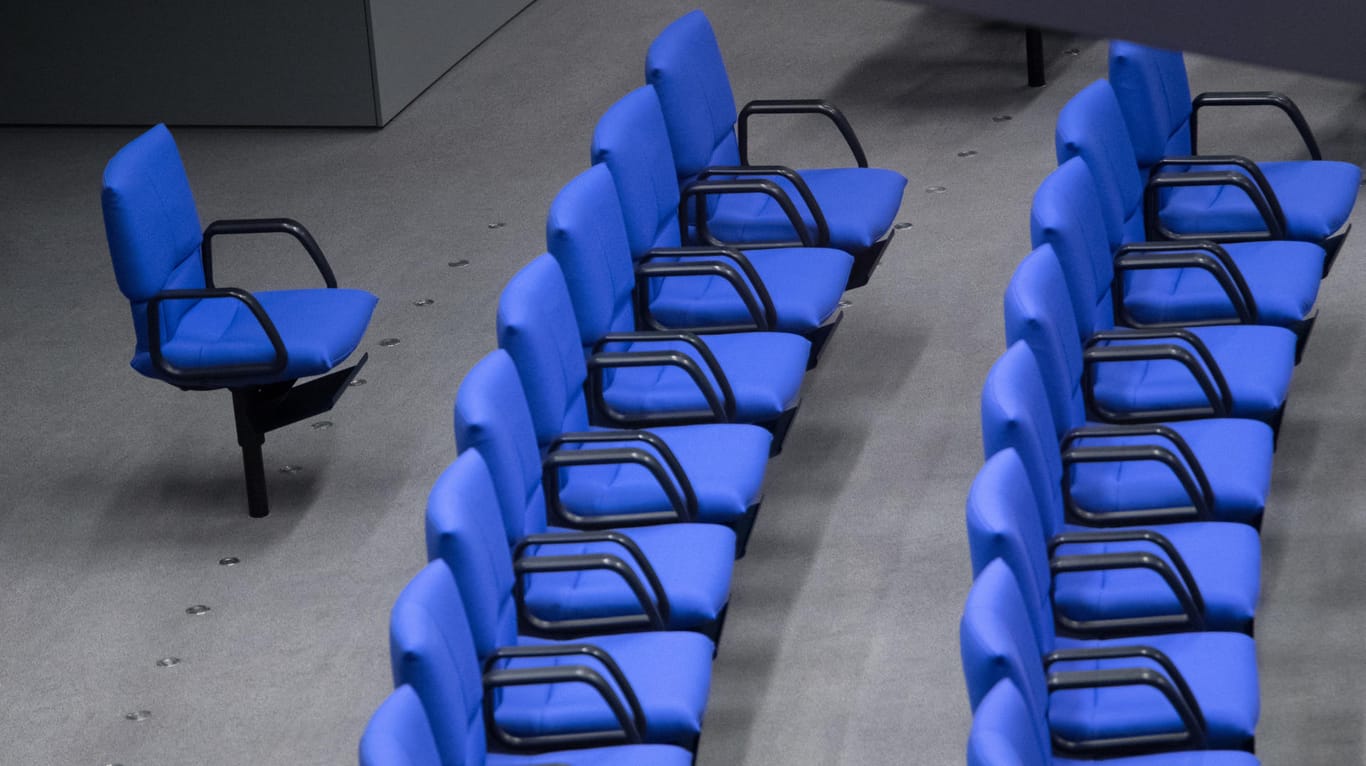 Extra-Stuhl für Erika Steinbach im Bundestag.